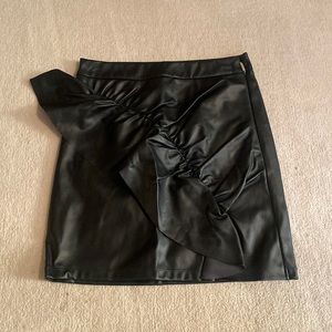 Leather skirt